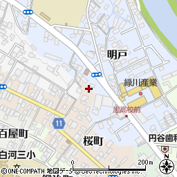 福島県白河市桜町24周辺の地図