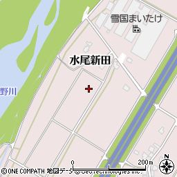 新潟県南魚沼市水尾新田周辺の地図