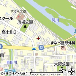 新潟県上越市高土町3丁目7周辺の地図