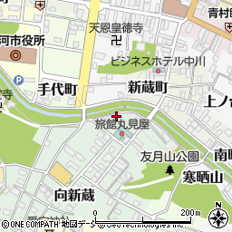福島県白河市向新蔵58-1周辺の地図