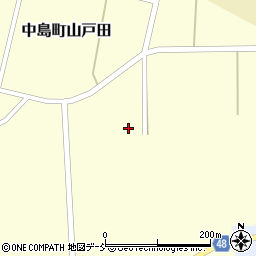 石川県七尾市中島町山戸田ホ周辺の地図