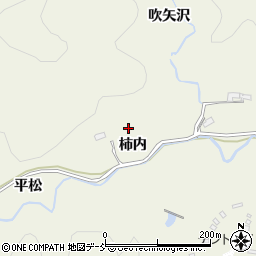 福島県いわき市久之浜町田之網（柿内）周辺の地図