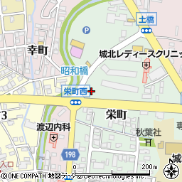 高田栄町郵便局周辺の地図