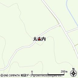 福島県石川町（石川郡）谷沢（太夫内）周辺の地図