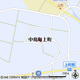 石川県七尾市中島町上町周辺の地図