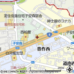 ネッツトヨタ郡山白河店周辺の地図