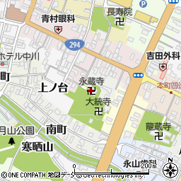 永蔵寺周辺の地図