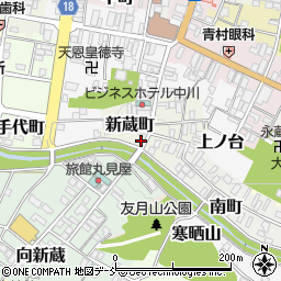 福島県白河市新蔵町36周辺の地図