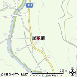 福島県いわき市四倉町玉山屋敷前周辺の地図