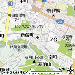 〒961-0933 福島県白河市新蔵町の地図