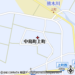 石川県七尾市中島町上町ヲ周辺の地図