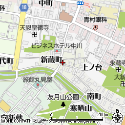 福島県白河市新蔵町27周辺の地図