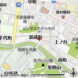 福島県白河市新蔵町34周辺の地図