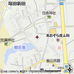 新潟県上越市飯周辺の地図