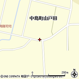 石川県七尾市中島町山戸田ト周辺の地図