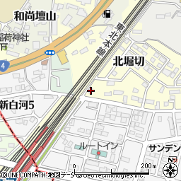 福島県白河市北堀切29周辺の地図