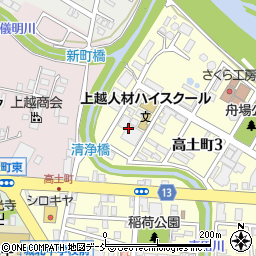 新潟県上越市高土町3丁目1周辺の地図