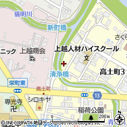 新潟燃商株式会社　直江津支店高土町油槽所周辺の地図