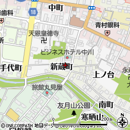 福島県白河市新蔵町31周辺の地図