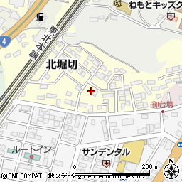 福島県白河市北堀切50周辺の地図