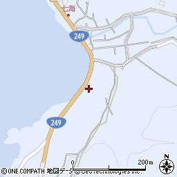 石川県羽咋郡志賀町富来七海リ周辺の地図
