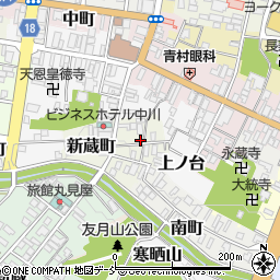 福島県白河市新蔵町14周辺の地図