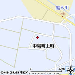 石川県七尾市中島町上町（畠）周辺の地図