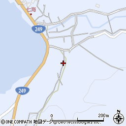 石川県羽咋郡志賀町富来七海チ周辺の地図