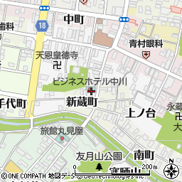 福島県白河市新蔵町6周辺の地図