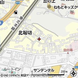 福島県白河市北堀切142周辺の地図