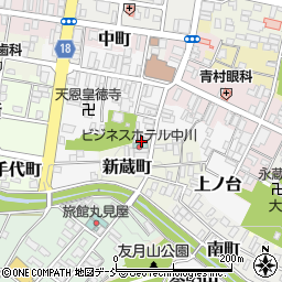 福島県白河市新蔵町8周辺の地図