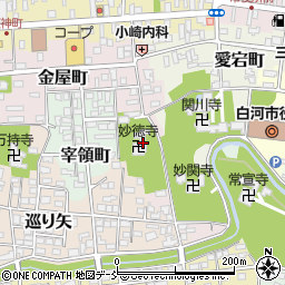 福島県白河市金屋町113周辺の地図