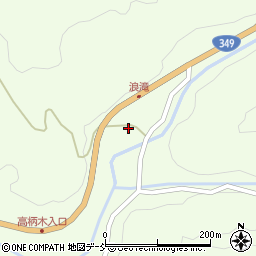 福島県石川郡古殿町山上浪滝周辺の地図