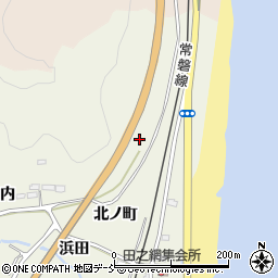 福島県いわき市久之浜町田之網静周辺の地図