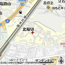 福島県白河市北堀切103-2周辺の地図