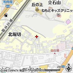 福島県白河市北堀切145-7周辺の地図