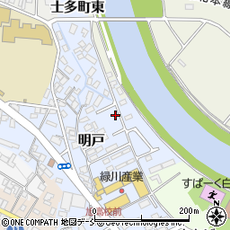 福島県白河市明戸51-1周辺の地図