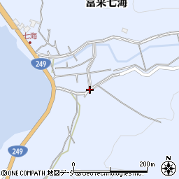 石川県羽咋郡志賀町富来七海ホ周辺の地図