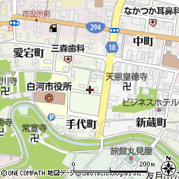 〒961-0935 福島県白河市手代町の地図
