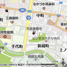 皇徳寺周辺の地図