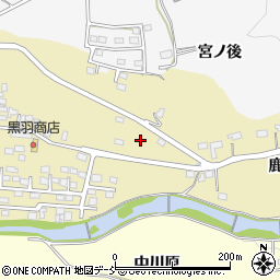 福島県いわき市小川町高萩周辺の地図