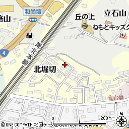 福島県白河市北堀切123-1周辺の地図