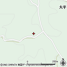 福島県石川町（石川郡）北山形（引地）周辺の地図