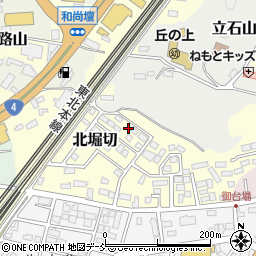 福島県白河市北堀切123周辺の地図
