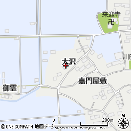 福島県西白河郡中島村川原田大沢22-1周辺の地図