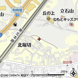 福島県白河市北堀切132周辺の地図