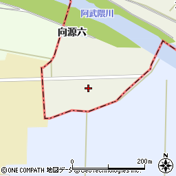 福島県西白河郡泉崎村関和久向源六周辺の地図