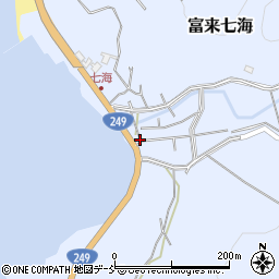 石川県羽咋郡志賀町富来七海イ周辺の地図