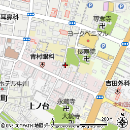 福島県白河市本町北裏5周辺の地図