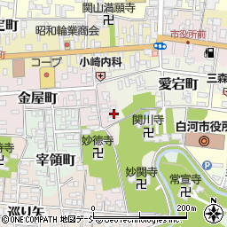 福島県白河市金屋町100周辺の地図